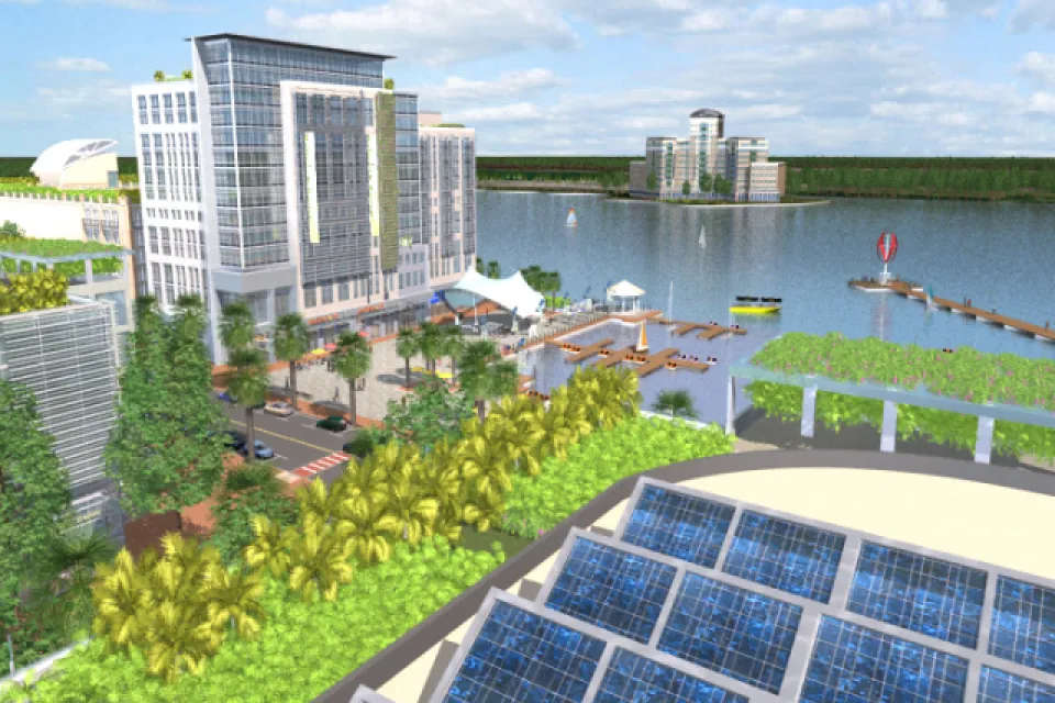 Solar Powered City